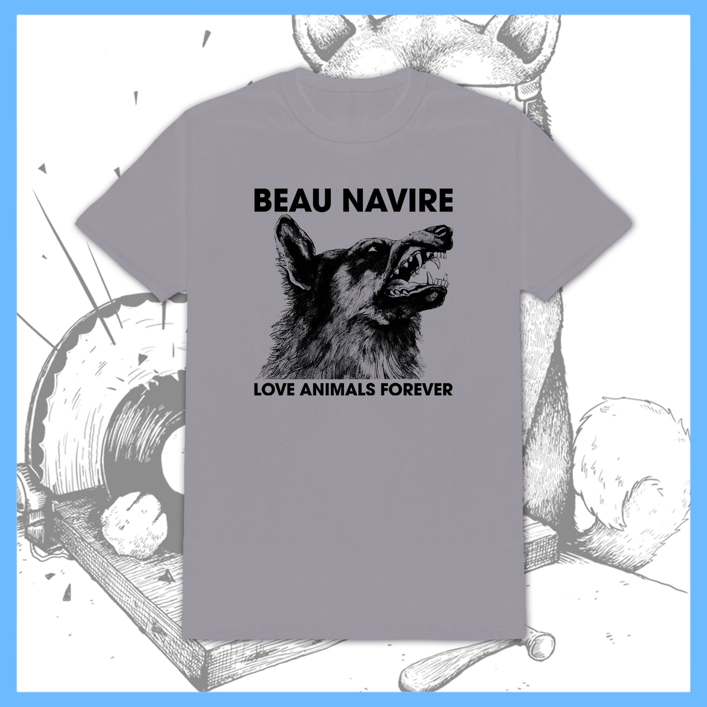 Beau Navire "Love Animals Forever" T-Shirt