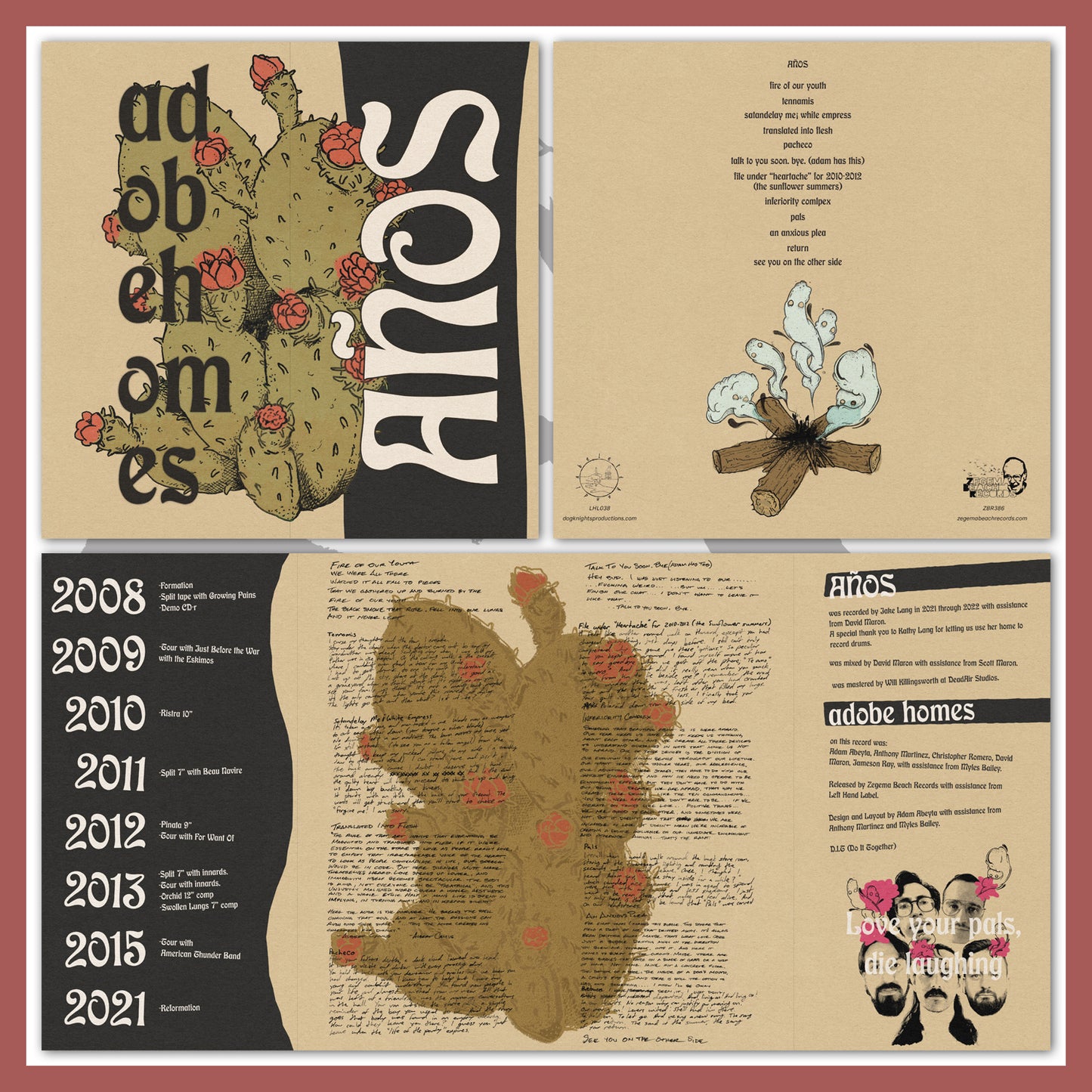 Adobe Homies "Años" 12" LP