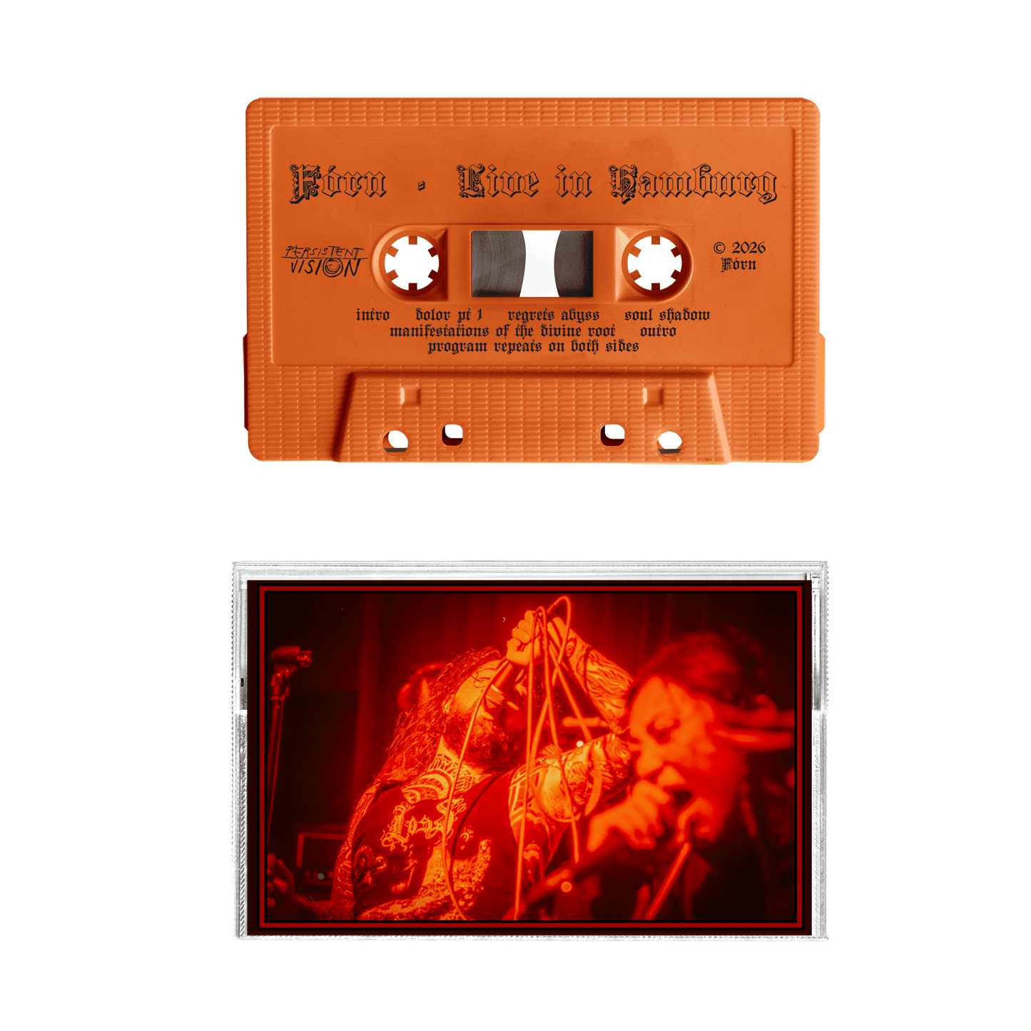 Fórn "Live in Hamburg" Cassette
