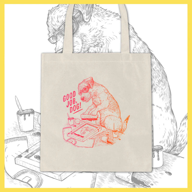"Good job, Dog!" Charlie Blend Tote Bag