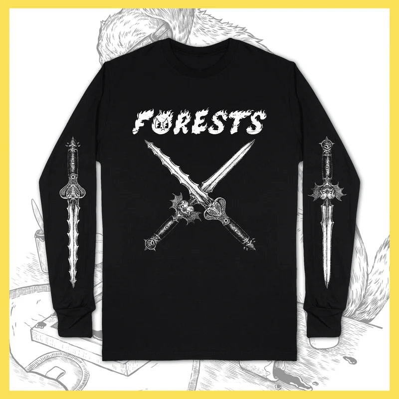 Forests "Swordzz" (Black) Long-Sleeve